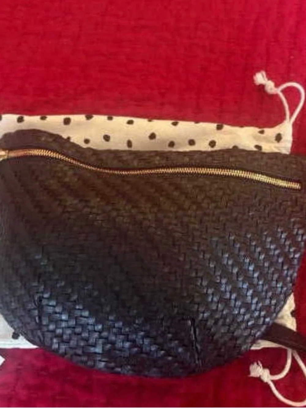 Clare V. Grande Fanny Woven Black Crossbody bag - Picture 5 of 5